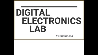 Verification of DeMorgans Theorem  LAB  V H Mankar [upl. by Sanford]