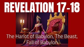 Revelation Chapters 1718  The Harlot of Babylon the Beast the Fall of Babylon  Steve Gregg [upl. by Asia]