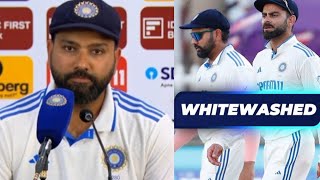 Rohit Sharma Press Conference After India vs New Zealand 3rd Test 2024 [upl. by Nnylahs684]