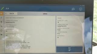 Changing network on Trimble GFX 750 [upl. by Nawram840]