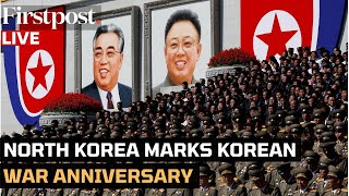 WATCH North Korea Holds Parade Marking 71st Anniversary of Korean War Armistice [upl. by Tdnerb]