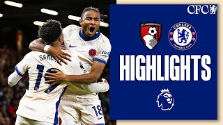 SUPER SUB NKUNKU SCORES WINNER  Bournemouth 01 Chelsea  HIGHLIGHTS  Premier League 202425 [upl. by Eppillihp]