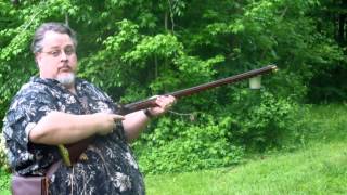 Early Lancaster Flintlock  First Firing [upl. by Susy657]