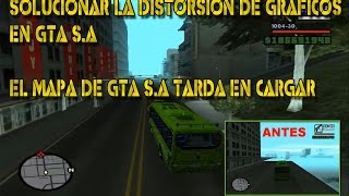 Como Solucionar la distorsión de los Gráficos de GTA San Andreas PC [upl. by Odraboel434]