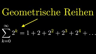 Geometrische Reihe berechnen Summenformel [upl. by Ashmead]