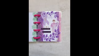 ASMR Aesthetic Journaling 👒 Purple Ribbons shorts asmr journal [upl. by Ylebmik]