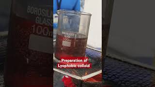 Lyophobic colloid [upl. by Ennaej]