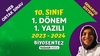 10Sınıf Biyoloji 1Dönem 1Yazılı Sınavı Çalışması MEB Müfredatına Uygun  PDF20232024 [upl. by Curson132]