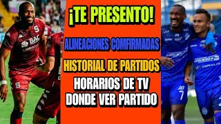 Te Presento Datos Alineaciones de Saprissa y Perez Zeledon  Historial de partidos  Horarios ver TV [upl. by Ahsirek127]