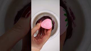 Smashing Strawberry 🍓🩷Lip Balm satisfying makeupslime lipbalm cute viral shortvideo shorts [upl. by Waneta]