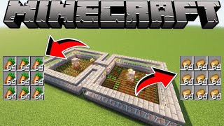 COMO FAZER A MELHOR FARM DE CENOURA E BATATA DO MINECRAFT 121  TUTORIAL PASSO A PASSO [upl. by Sergeant]