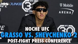 Noche UFC Grasso vs Shevchenko 2 PostFight Press Conference  LIVE [upl. by Sivraj]