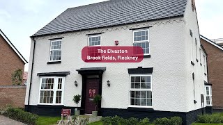 Four bedroom open plan house tour  The Elvaston at Brook Fields Fleckney [upl. by Annadal524]