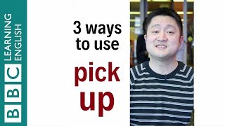 3 ways to use pick up  English In A Minute [upl. by Danziger112]