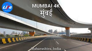 Mumbai City Drive  Coastal Road to Atal Setu Bridge  Maharashtra INDIA 4K HDR [upl. by Ianaj20]