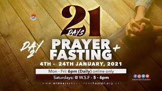 21 Days Prayer amp Fasting Day 02  05 January 2021  Winners Chapel Manchester [upl. by Vary]