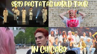 SB19 PAGTATAG WORLD TOUR IN CHICAGO  VLOG [upl. by Niwhsa]