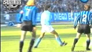 Napoli 3 vs Atalanta 1 Serie A 198990 Gianfranco Zola Claudio Caniggia FUTBOL RETRO TV [upl. by Finzer]