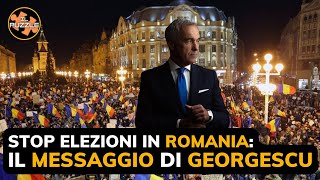 Stop elezioni in Romania il messaggio di Georgescu [upl. by Potts918]