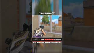 TRIPLE HEAD WITH ZEXSPARROW bgmi pubg zexsparrow [upl. by Hesta294]