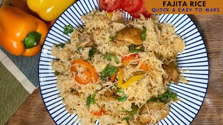 Fajita Rice  Simple and easy to make  Fajita seasoning recipe  Khana Banana Asan [upl. by Merrily]