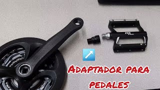 Adaptador para pedales de bicicleta [upl. by Nnav]