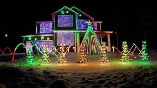 Trista Lights 2016 Christmas Light Show  Featured on ABCs The Great Christmas Light Fight [upl. by Eiramit]