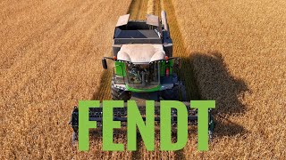 Fendt combine harvester in Lancashire Drone view [upl. by Giorgia]