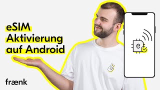 eSIM aktivieren auf Android  fraenk App [upl. by Fevre]