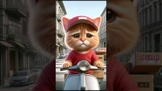 Responsible son cat kitty cute cutecat sad aiart animal pet [upl. by Eiaj]