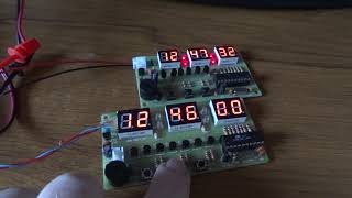 AT89C2051 clock kits Firmware and source code for threebutton variety [upl. by Farrand]