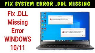 DLL File Missing Error in Windows  How to Fix DLL Files Missing Error In Windows 10 100 Works [upl. by Assenej39]