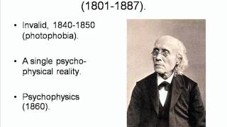 Gustav Fechner and Psychophysics HPsy 44 [upl. by Asilef]