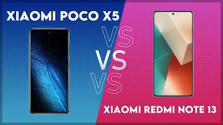 Xiaomi Poco X5 vs Xiaomi Redmi Note 13 Technical Comparison [upl. by Maurili]