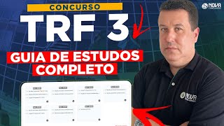 Concurso TRF 3 Plano de estudos COMPLETO para TÃ‰CNICO JUDICIÃRIO [upl. by Yelruc894]