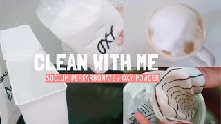 Kegunaan Oxy Powder  Manfaat Sodium percarbonate  Cleaning Motivation [upl. by Pavlov725]