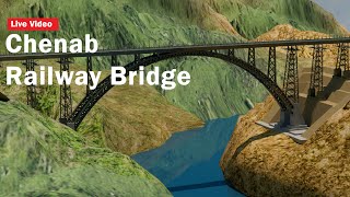 Worlds Highest Railway Bridge  Chenab Railway Bridge [upl. by Malinin]