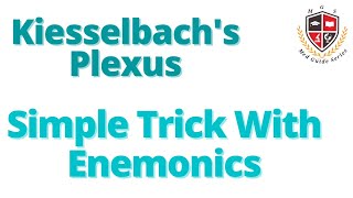 Trick To Memorize Kiesselbachs PlexusAnatomy Of Nose [upl. by Eiliab]