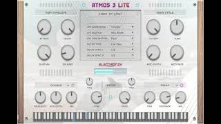 Atmos 3 Lite  Electronik Sound Lab  Pianos pads e efeitos sensacionais [upl. by Asiilanna]