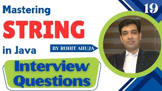 String Class in Java  Interview Questions [upl. by Tenej]