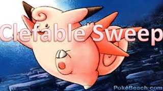 Pokemon OU Wifi Battle vs Bluey Clefable Sweep [upl. by Isolde]