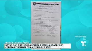 Personal escolar radica querella contra niña autista en Toa Baja [upl. by Corbie777]