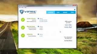 Vipre Antivirus 2013 Review  Free Trial Download [upl. by Llabmik]