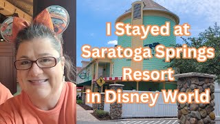 I Stayed at Saratoga Springs Resort in Disney World [upl. by Cutcheon]