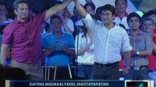 Saksi Dating magkaalyado magtatapatan sa pagkagobernador ng Cavite sa 2013 elections [upl. by Tedra]