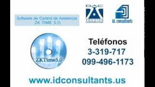 Software de Control de Asistencia ZK TIME 50 ID CONSULTANTS [upl. by Elliven]