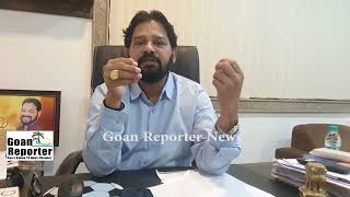 Goan Reporter Divar island Vaxim Bridge Project issue Cumbarjua Mla Rajesh Phaldesai comments [upl. by Nevla]