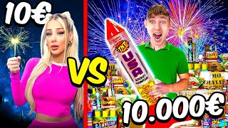 10€ vs 10000€ FEUERWERK EINKAUFSTOUR 202324🎆🧨 [upl. by Ferris]