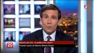 Une Maison neuve à petit prix   Journal de 20h de France 2 [upl. by Nwahser]