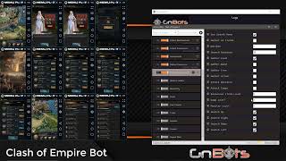 CHEAT Clash of Empire Bot  Auto Farm Unlimited CoE Accounts [upl. by Osmund]